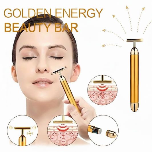 24K Gold Electric Facial Massage Roller